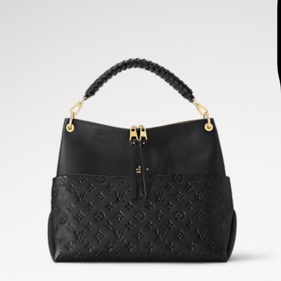 Louis Vuitton Black and Gold Hobo Bag - Picture 1 of 11